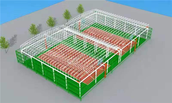 膜结构看台及网球架