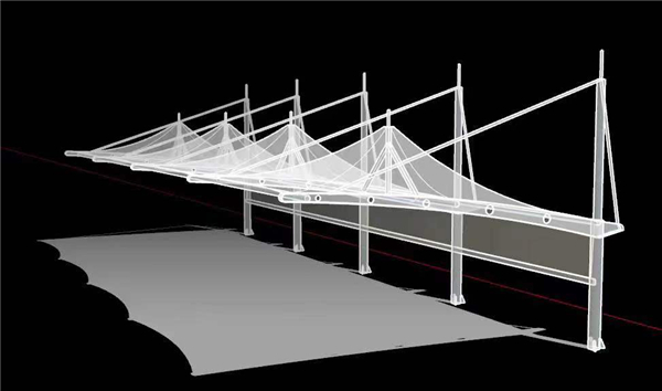膜结构车棚